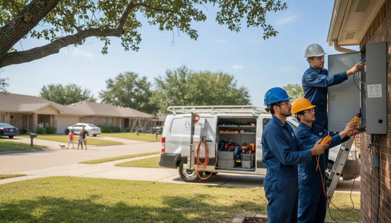 Certified electrician providing emergency electrical services in Mcconnell Afb, KS